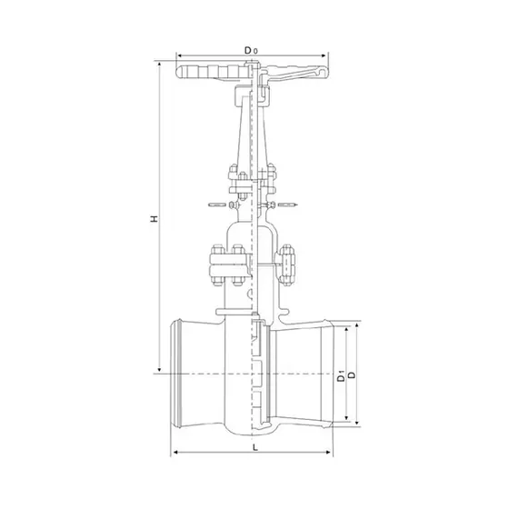 Z64, DS Z964 welded water seal gate valves