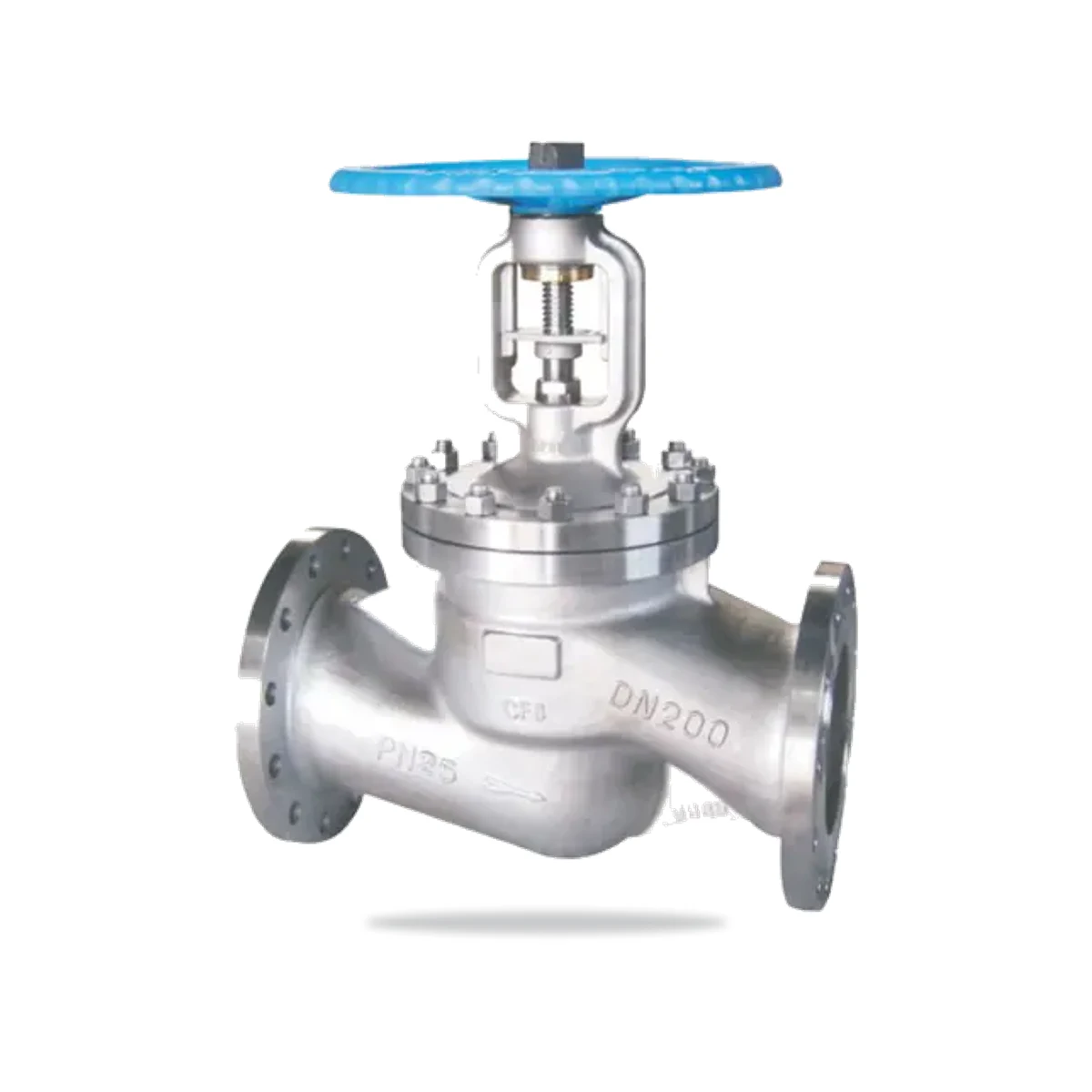 WJ41W-16P stainless steel corrugated pipe globe valve