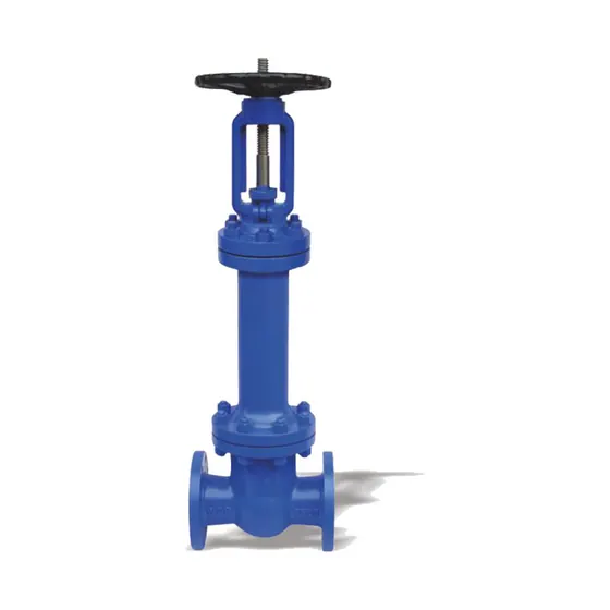 B24H Extended Rod Corrugated Pipe Gate Valve