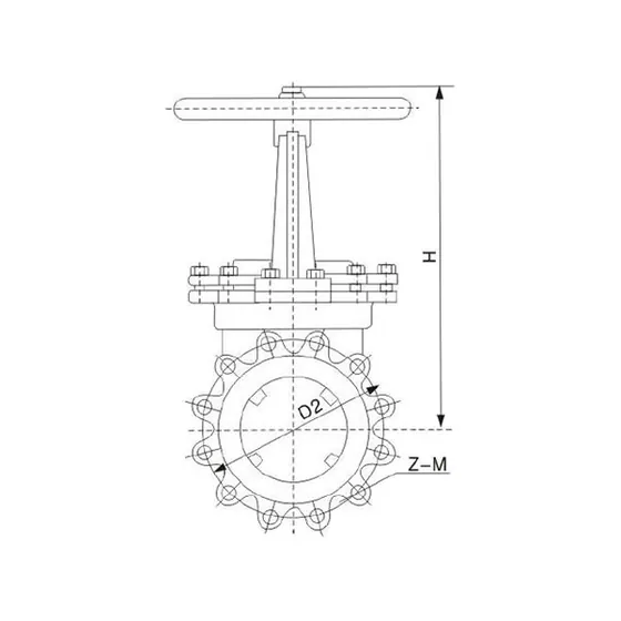 PZ43、PZ943 Knife Gate Valves
