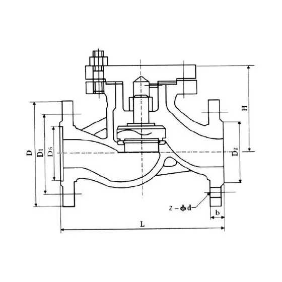 H41 lifting flange check valve