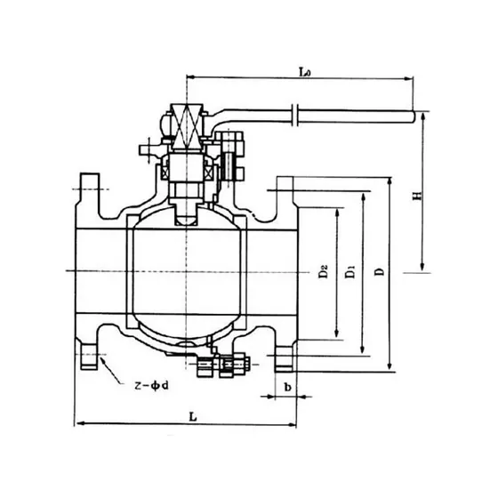 Q41, Q941 Floating flange ball valve