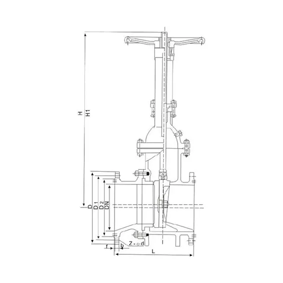 PZ61, PZ64 slag discharge gate valve (wear-resistant), slag discharge throttle valve