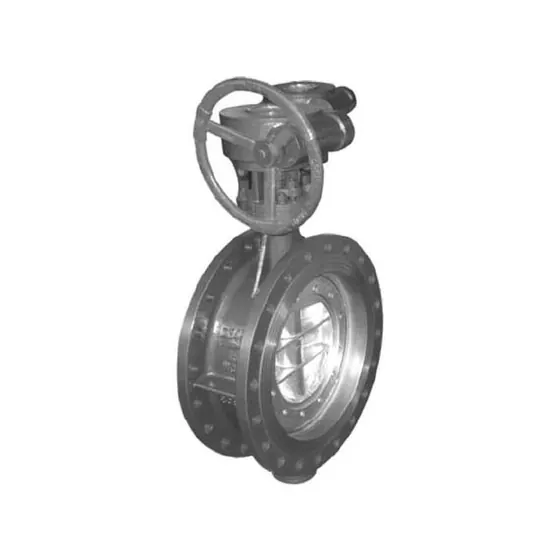D42HS, D942HS worm gear transmission double eccentric bidirectional metal hard seal butterfly valves