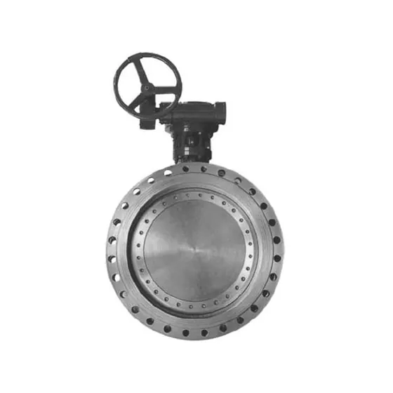 D343 Eccentric Multilevel Metal Hard Seal/PTFE Seal Worm Gear Transmission Flange Butterfly Valve