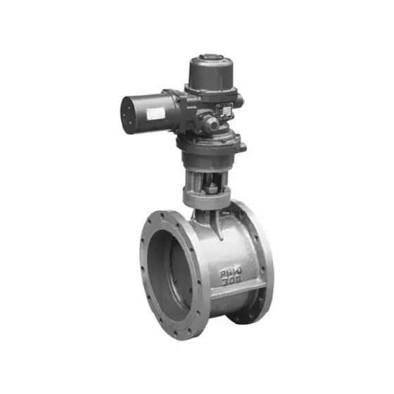 D941, D943 electric flange soft seal butterfly valves