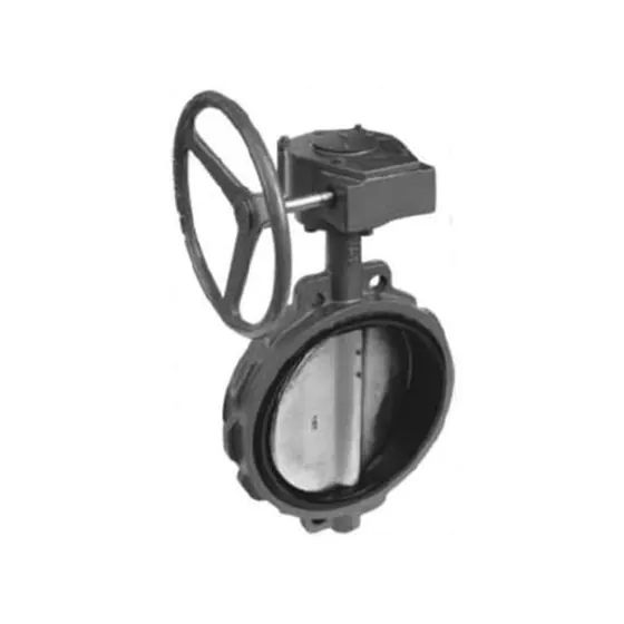 D71, D73 handle, worm gear transmission clamp type soft seal butterfly valve