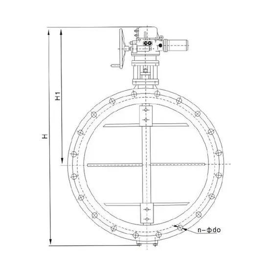 D943W Electric inclined plate dust and gas butterfly valve