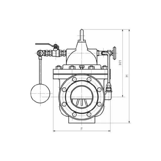 100X remote-controlled floating ball valve