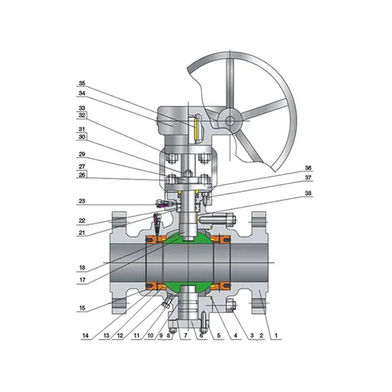 Fixed ball valve