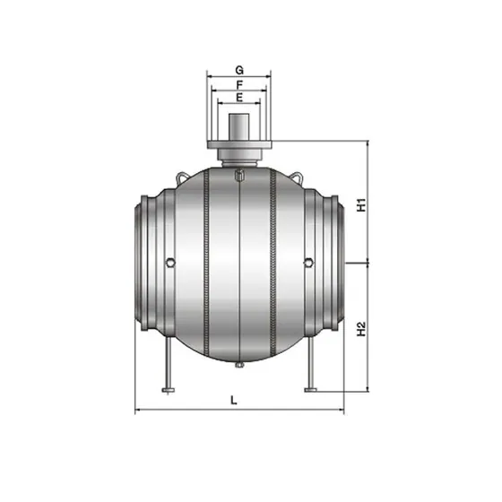 Full welded ball valve Class600
