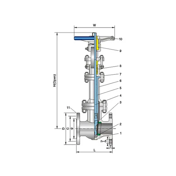 Bellows gate valve Class150/300