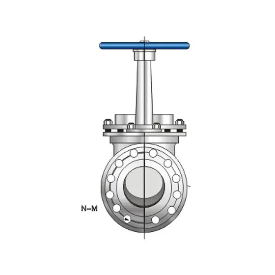 Knife gate valve Class150
