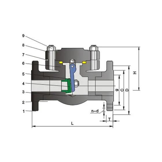 Forged steel swing check valve Class150/300/600